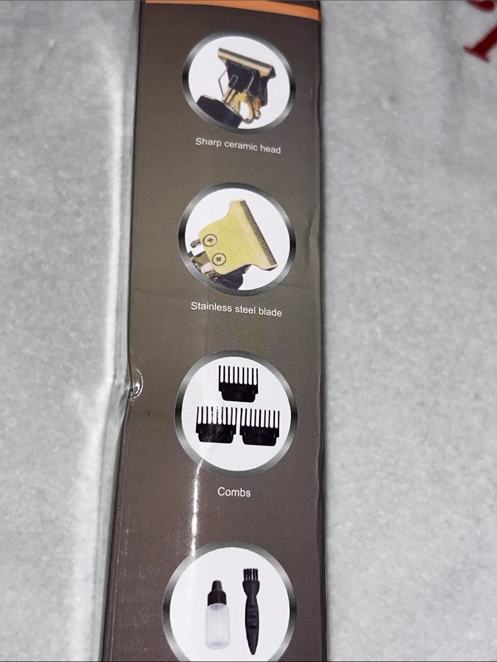 Ornate Metallic Hair Clipper - Gold & Black NEWWW